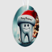 Bonne dent dans l'ornement de Noël du Père Noël (devant)