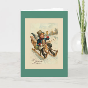 Bonne et carte française de nouvelle année d'Annee