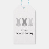 Bonne étiquette cadeau de Pâques (Dos)