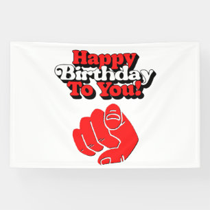 Bonne Fête À Toi Bannière Vinyle 4x6