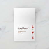 Bonne fête Carte de voeux de Chouette des neiges (Intérieur)