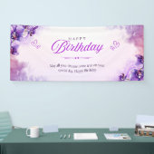 Bonne fête d'anniversaire Bannière (Salon professionnel)