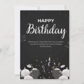 Bonne fête d'anniversaire Invitation (Devant)