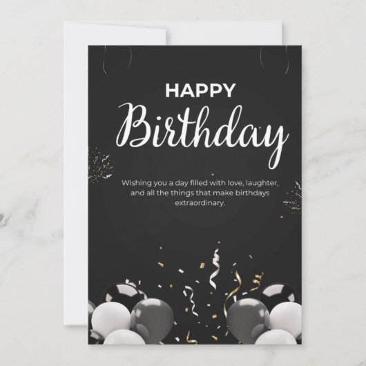 Bonne fête d'anniversaire Invitation (Devant)