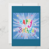 Bonne fête d'anniversaire Invitations (Devant)