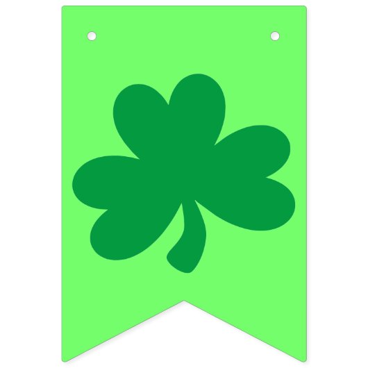 Bonne fête de la Saint Patrick Bannière (Premier drapeau)