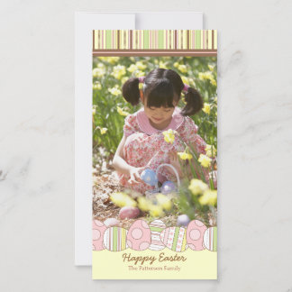 Bonne fête de Pâques Bonne et Carte photo du print