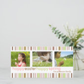 Bonne fête de Pâques Bonne et Carte photo du print (Debout devant)