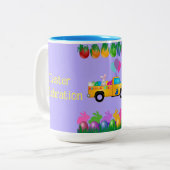 Bonne fête de Pâques Mug à deux tons (Devant gauche)