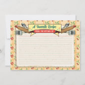 Bonne Fête des mariées femme au foyer Invitation / (Dos)