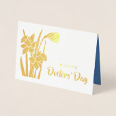 Bonne fête des médecins. Cartes de luxe Real Foil (Devant)