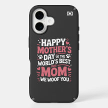 Bonne fête des mères à la meilleure maman de chien