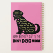 Bonne fête des mères à la meilleure maman de chien (Dos)