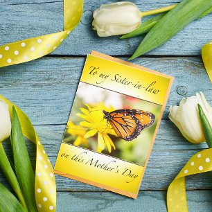 Bonne fête des mères à ma carte de belle-soeur