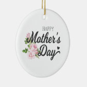 Bonne fête des mères aux roses roses | Ornement (Droite)