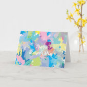 Bonne fête des mères ❤️ carte Abstraite moderne (Fleur jaune)