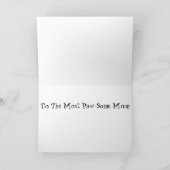 Bonne fête des mères ... Carte de chien de boîte (Intérieur)