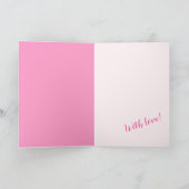 Bonne fête des mères ! carte de voeux (Intérieur)