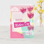 Bonne fête des mères ! carte de voeux (Fleur jaune)