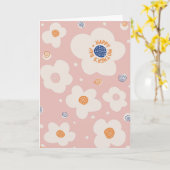 Bonne fête des mères Carte de voeux florale simple (Fleur jaune)