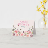 Bonne Fête des mères Carte de voeux Flower (Fleur jaune)