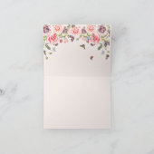 Bonne Fête des mères Carte de voeux Flower (Intérieur)