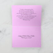 Bonne fête des mères Carte d'orchidée Phalaenopsis (Intérieur)