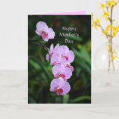 Bonne fête des mères Carte orchidée Phalaenopsis v (Fleur jaune)