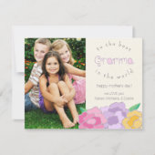 Bonne fête des mères Carte photo de mamans (Devant)
