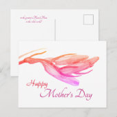 Bonne fête des mères | Carte postale Anniversaire  (Devant / Derrière)