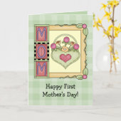 Bonne fête des mères Cartes de voeux (Fleur jaune)