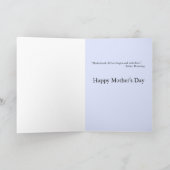 Bonne fête des mères Cavalier avec carte Hydrangea (Intérieur)