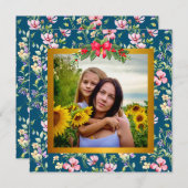 Bonne fête des mères Élégant Carte photo moderne (Devant / Derrière)