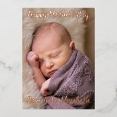 Bonne fête des mères Faire-part bébé (Recto)