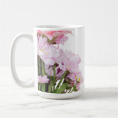 Bonne fête des mères Mug de café floral (Gauche)