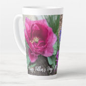 Bonne Fête des pères 2025 par RoseWrites Latte Mug (Angle gauche)