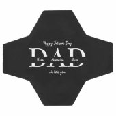 Bonne Fête des pères avec le nom des enfants - (Plat)