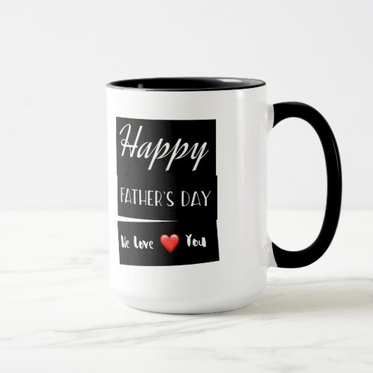 Bonne Fête des pères cadeau Mug (Droite)