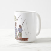 Bonne Fête des pères café Mug (Devant droit)