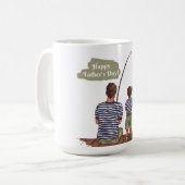 Bonne Fête des pères café Mug (Devant gauche)