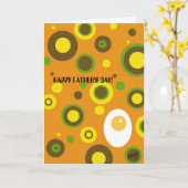 BONNE FÊTE DES PÈRES ! carte (Fleur jaune)