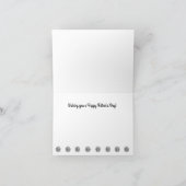 Bonne Fête des pères Carte personnalisée (Intérieur)