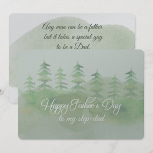 Bonne Fête des pères Carte Step-Papa