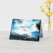 BONNE FÊTE DES PÈRES de la carte femme (Fleur jaune)