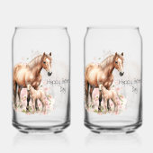 Bonne Fête des pères Horse Fleurs de Foal (Recto)