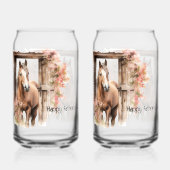 Bonne Fête des pères Horse Grange Fleurs (Recto)