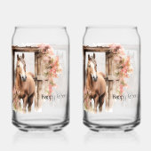 Bonne Fête des pères Horse Grange Fleurs (Verso)