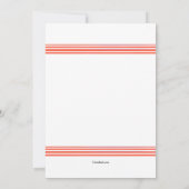 Bonne Fête des pères Invitation (Dos)