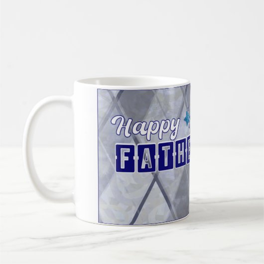 Bonne Fête des pères Papa Blancs café Mug (Gauche)