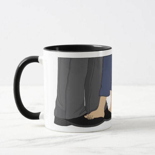 Bonne Fête des pères papa classique tasse de café  (Gauche)